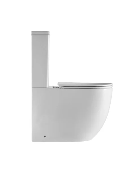 Унитаз-компакт D&K Matrix DT1397516 Торнадо сиденье микролифт белый