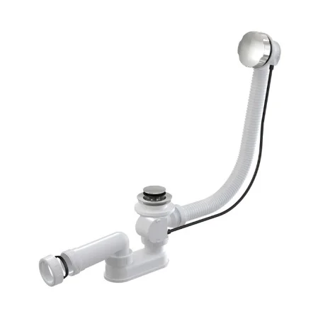 Сифон д/ванны с выпуском и переливом слив click/clsck стандарт (аналог A55K-RU-01/A55K-VE-01) AG210125160 (Alca Plast) *1