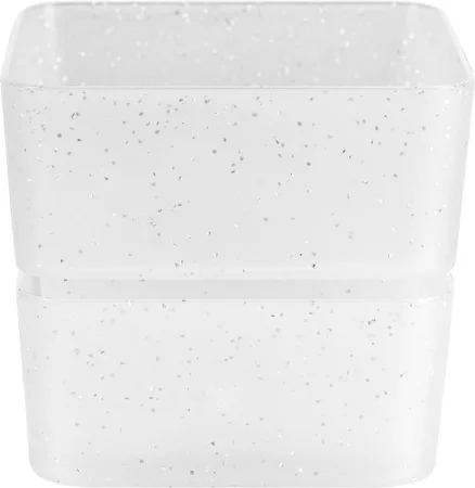 Кашпо д/цветов пласт. "Фиори" 0,45л звездное небо КШ-2138 (La Decoro) *1