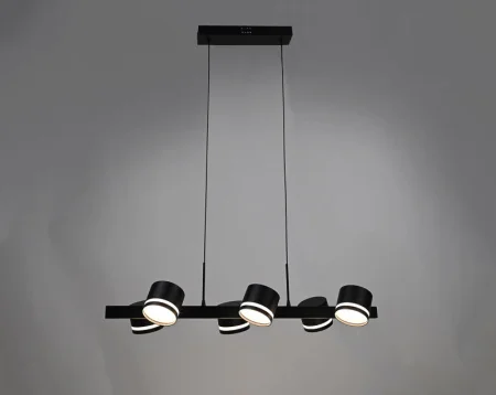 Светильник потолочный MS 1193/6 Колумбия Чёрный 6*GX53 max.11W 700x272x1000mm