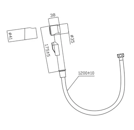 Набор для биде GROSS AQUA GA1066+GA603-1,2