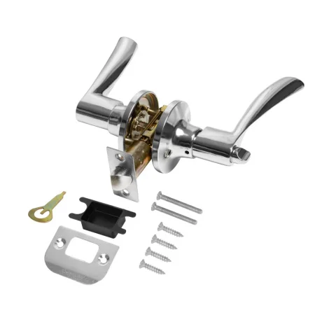 Ручка защелка Punto DK610/BL CP-BK (фик.) хром 49533 *1