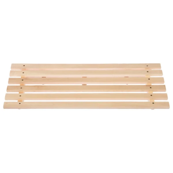 Полка с вешалкой 3 рожка 60х28х10см липа Банные штучки 32008