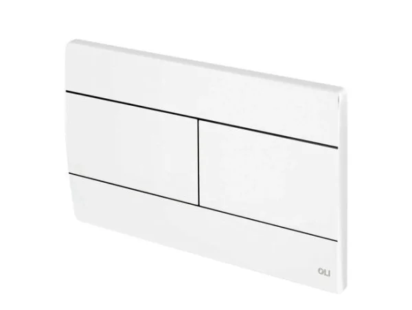 Комплект инсталляции для подвесного унитаза OLI 80 ECO mechanic+кнопка Slim белая, арт. 886914SIO1 (OLI)