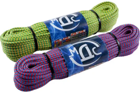 Шнур полипропиленовый плетеный 5 мм 16 пр. с сердечником (20м) Р/н 400 кг (ЦВЕТ) (Цветная)