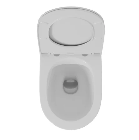 Унитаз подвесной D&K Matrix DT1396016 безободковый, сиденье микролифт, белый