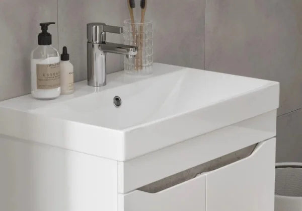 Тумба напольная VOLNA Lake 60.2D tnLAKE60.2D-01 2 двери с раковиной Lake 60