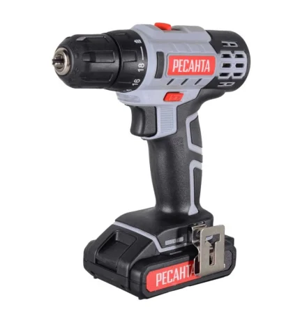 Дрель-шуруповерт аккумуляторная Ресанта ДА-18-2ЛК 75/14/5