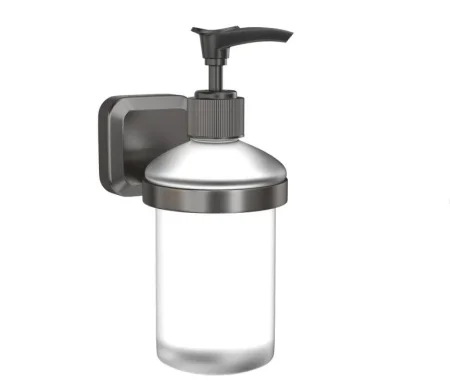 Дозатор для жидкого мыла Kleber Storm KLE-STORM041 прозрачный/черный