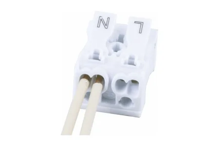 Клемма монтажная для фазных проводников, 2 контактные группы упак 5шт LD294-4002 STEKKER *1