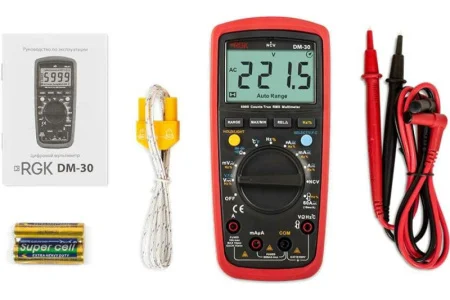 Мультиметр цифровой DM-30 RGK 776448
