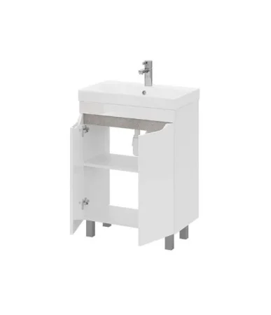 Тумба напольная VOLNA Lake 60.2D tnLAKE60.2D-01 2 двери с раковиной Lake 60