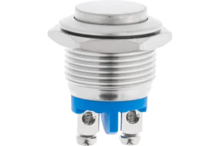 Кнопка антивандальная A16-A3 d16 без фикс. (2с винт) ON-OFF выпуклая блист. 06-0348-A (Rexant) *1