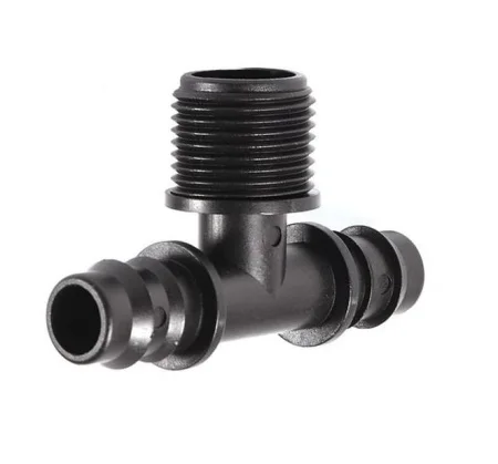 Тройник для капельной трубки d16 мм внешняя резьба 3/4 Н0368 *1