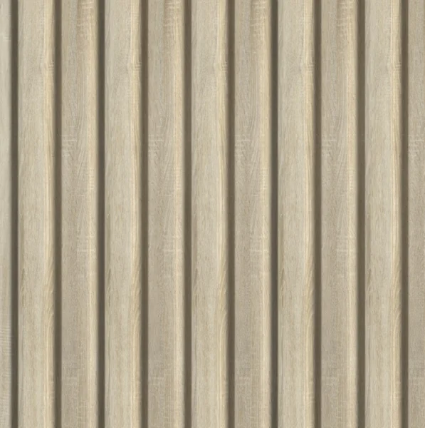 Панель стеновая реечная МДФ Stella Beats Standart Дуб Сонома 2700x119x16мм