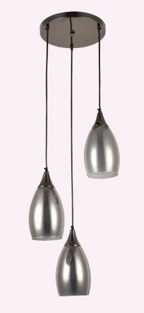 Светильник потолочный LV 9373/3 Пио Чёрный Е14 40W Ø320 H1120мм