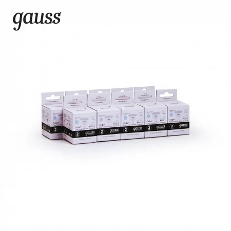 Лампа Gauss Elementary MR16 7W 570lm 6500K GU5.3 LED *1/10/100
