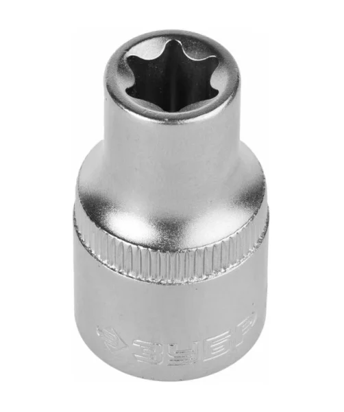 Головка торцевая E-TORX 1/2" E12 сталь Cr-V Зубр Мастер 27719-12 *1