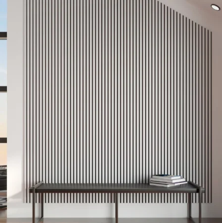 Панель стеновая акустическая МДФ Stella Comfort Standart Белый 2780х600х9мм