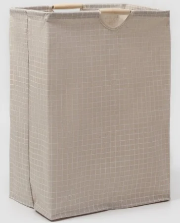 Корзина для белья "Квадраты" 40х26х50см 10709333 (Доляна) *1