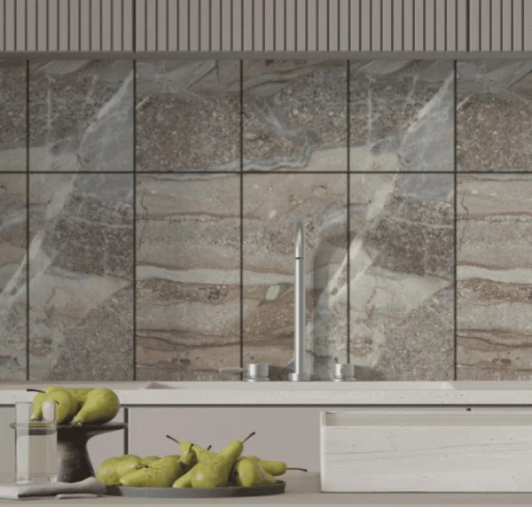 Панель SPC глянец Stella Kerama Антрацит 560х280х2,5мм