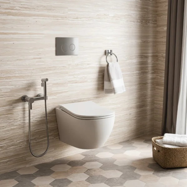 Унитаз подвесной торнадо D&K München DT1566516  сиденье микролифт, белый