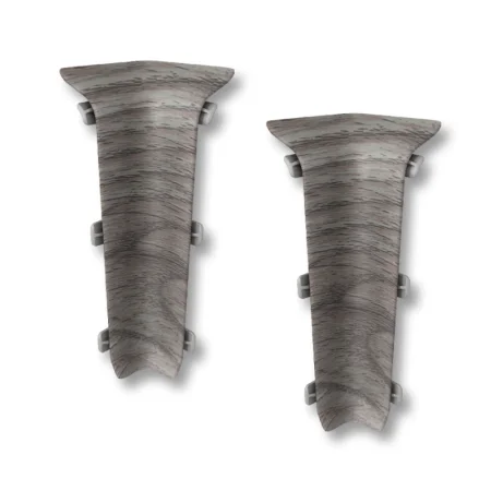 Угол внутренний 210 Дуб пепельный 80мм Лексида