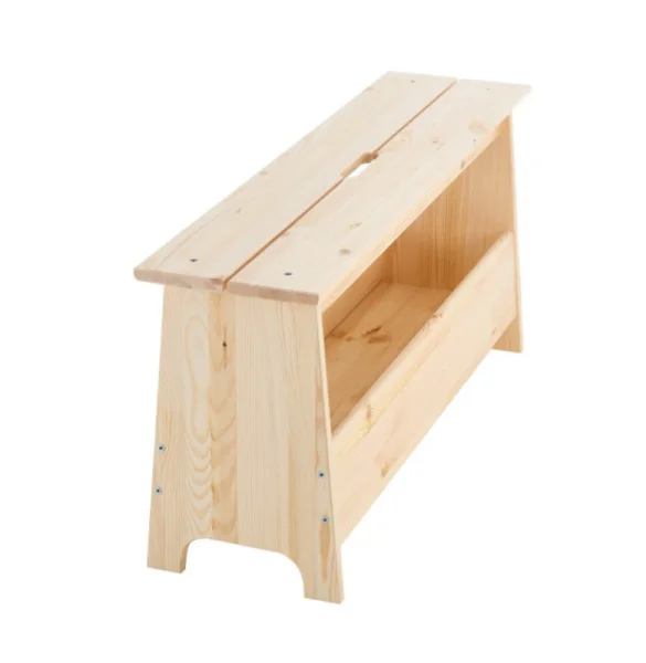 Скамья с отделением для хранения 100х25х45см