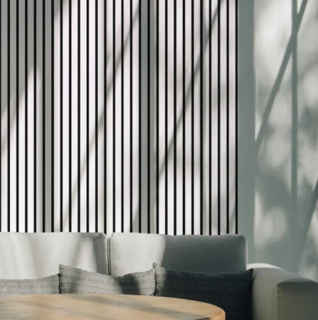 Панель стеновая акустическая МДФ Stella Comfort Standart Белый 2780х600х9мм