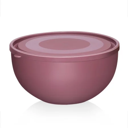 Салатница с крышкой 4 л цвет в ассортименте