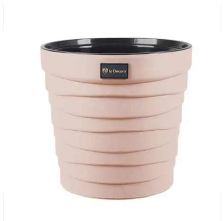 Кашпо для цветов ВМС Бархан КШ-4365 Кремовый 7,5л d265мм