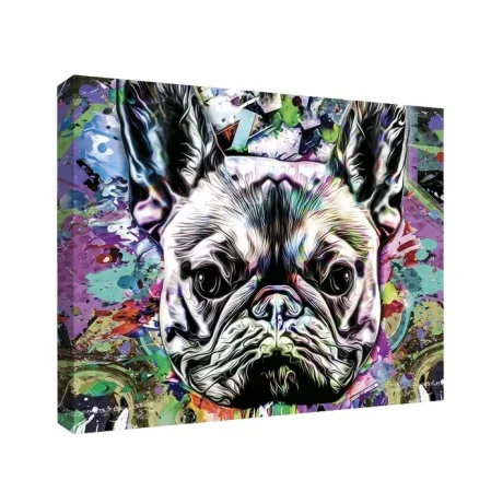 Картина на холсте "Арт-бульдог" 40х50см kt45-13244 *1