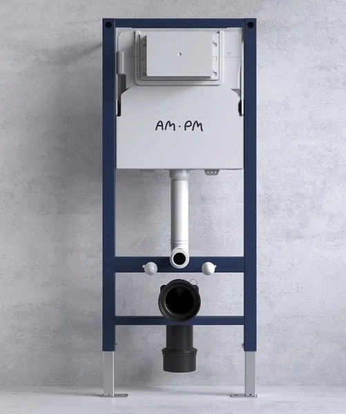 Инсталляция для подвесного унитаза AM.PM PrimeFit I012709.0201 с механ. клавишей S белый глянец