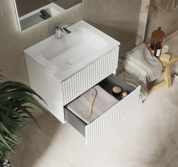 Тумба подвесная Coste 60 Cst.01.60/P/W/RL белая