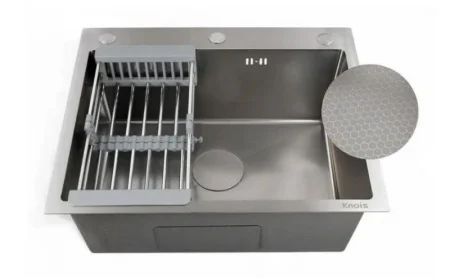 Мойка Knois KN705005 сатин, нерж. сталь, размер 700*500*220 мм (мин.1/3)