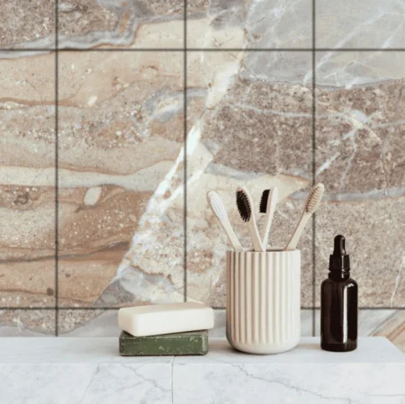 Панель SPC глянец Stella Kerama Антрацит 560х280х2,5мм