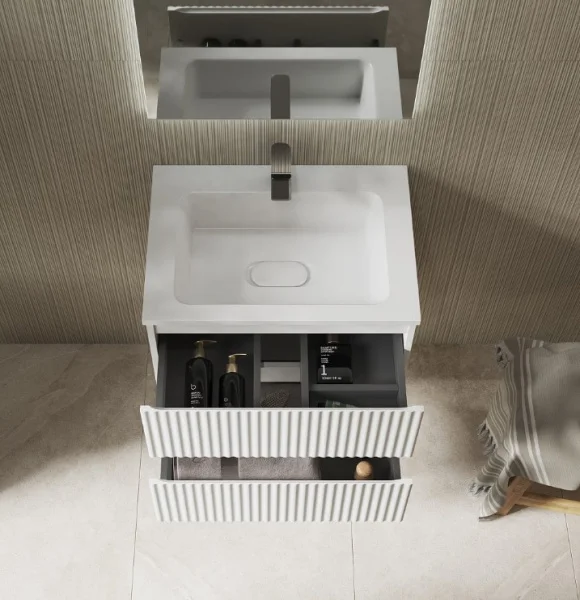 Тумба подвесная Coste 60 Cst.01.60/P/W/RL белая