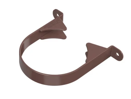 Хомут трубы ТН ОПТИМА D120/80мм коричневый 128229 кор-310шт