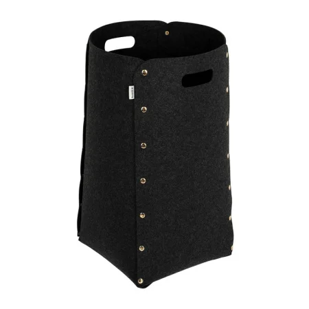 Корзина для хранения из фетра 30х30х55см 49л темно-серый QWERTY 66534