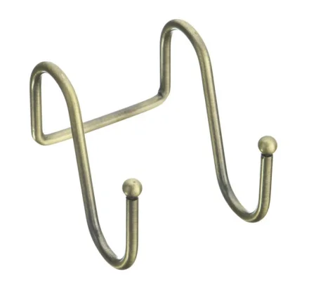 Крючок на рейлинг двойной, античная бронза R-KR-A AB *1