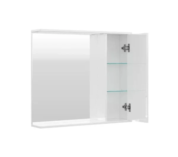 Зеркало-шкаф VOLNA Lake 80 zsLAKE80.R-01 Правый белый встроенная подсветка