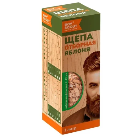 Щепа для копчения "Яблоня", 1 л Boyscout 61056 *1/25