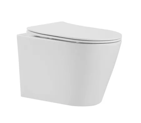 Унитаз подвесной Iberica Blanca Burgos Alto IB.BRA.234.1B1 безободковый белый