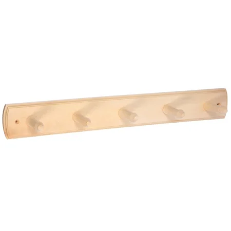 Вешалка 5-ти рожковая 45х6,5х7см липа Банные штучки 32137