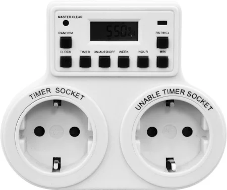 Розетка с таймером TM25 недельная 3500W/16A 230V 23236 (Feron) *1