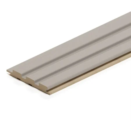 Панель стеновая реечная МДФ Stella Beats De Luxe Sandgrau 2700x119x16мм