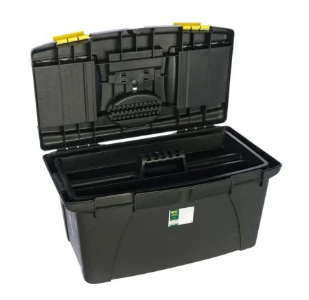 Ящик для инструмента пластиковый 565х325х290мм 22" подвижный лоток Fit 65574