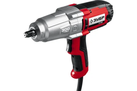 ЗУБР  300 Н·м, 350 Вт, кейс, ударный гайковерт (ГС-300 К)