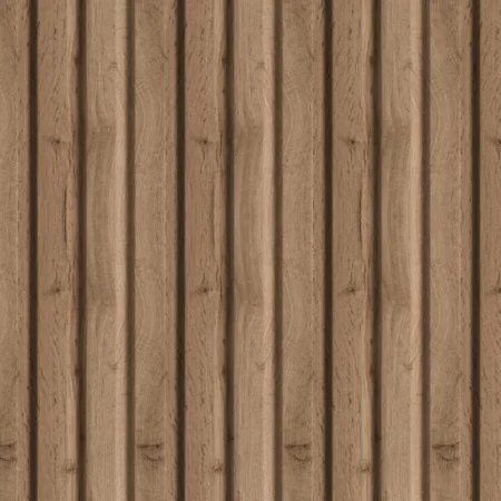 Панель стеновая реечная МДФ Stella Beats Light Пекан 2700x119x16мм