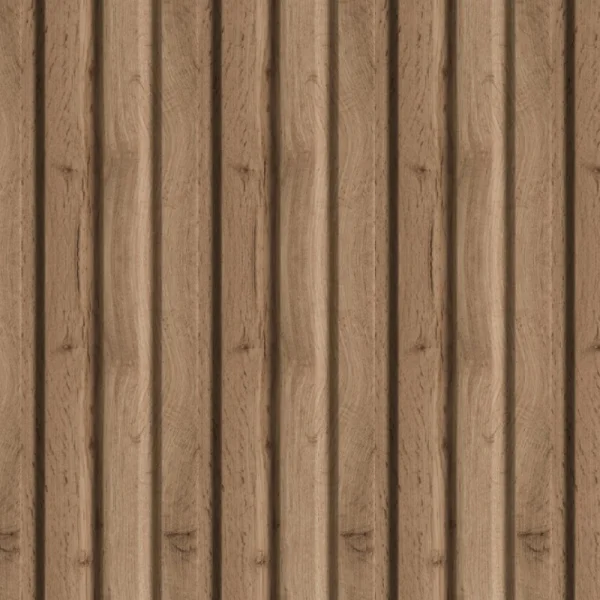 Панель стеновая реечная МДФ Stella Beats Light Пекан 2700x119x16мм